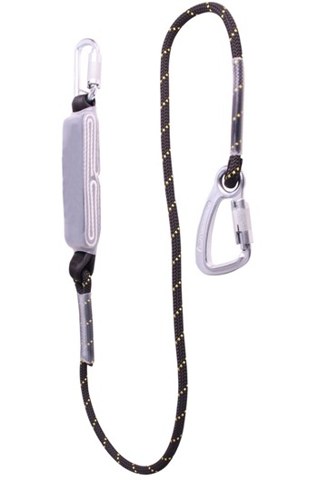 Ridgegear RGL11 1.7mtr Kernmantle Rope Lanyard & Shock Absorber