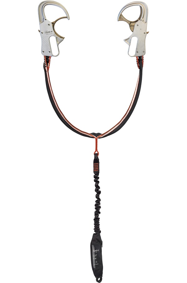 Ridgegear RGL60 CLiC-iT Twin Leg Shock Absorbing Lanyard